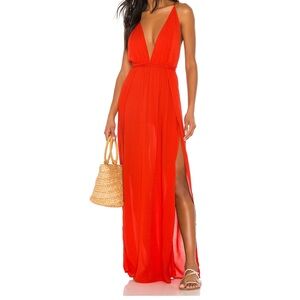 Indah River Maxi Dress- Poppy